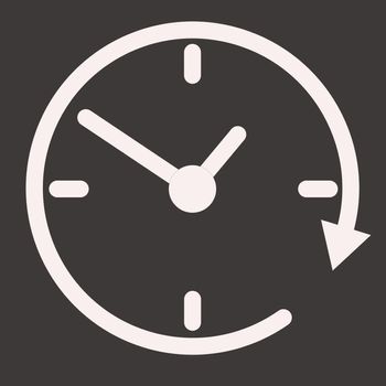 24 hour assistance, clock, clock icon,clock icon in trendy flat style isolated on black background