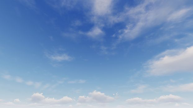 Cloudy blue sky abstract background, blue sky background with tiny clouds, 3d rendering

