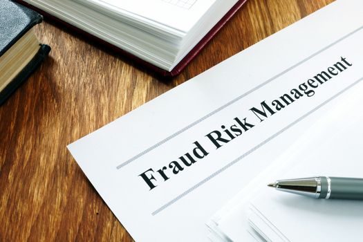 Documents about Fraud risk management and pen.