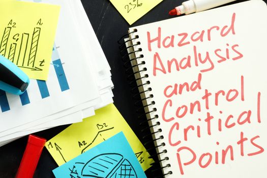 Hazard Analysis and Critical Control Points HACCP written on the page.