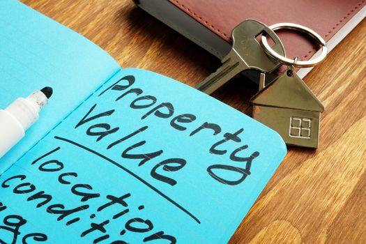 Property value list and key from home.