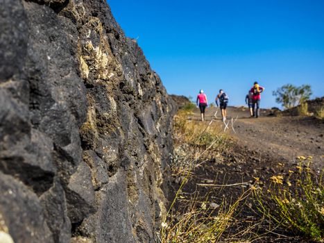 trail that runs along the slopes of Mount Etna