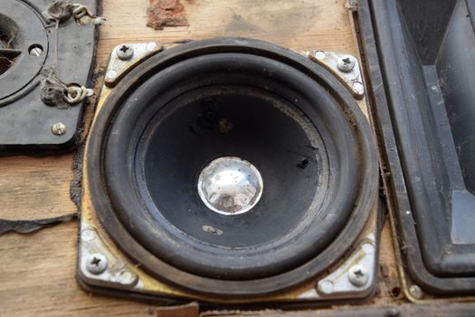 a Column speaker 15AS-208. Vintage Soviet bookshelf acoustics.