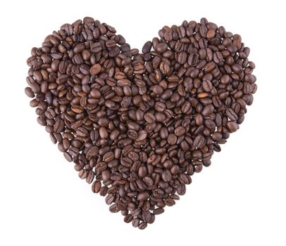 Coffee Beans on white background