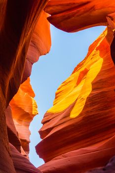 Antelope Canyon in the Navajo Reservation near Page, Arizona, USA