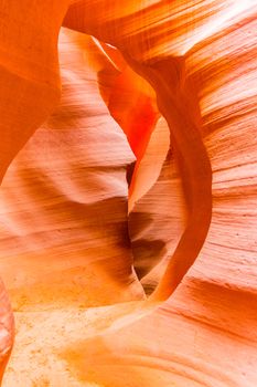 Antelope Canyon in the Navajo Reservation near Page, Arizona, USA