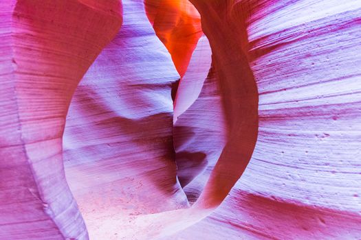 Antelope Canyon in the Navajo Reservation near Page, Arizona, USA