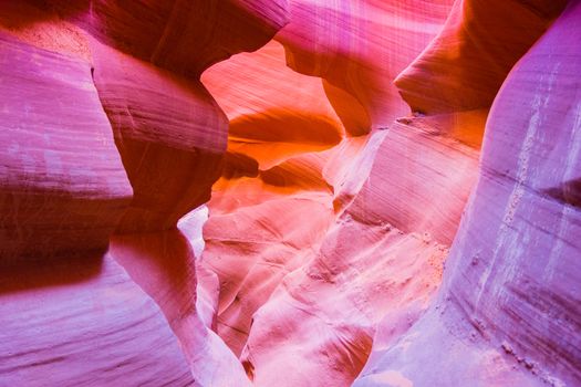 Antelope Canyon in the Navajo Reservation near Page, Arizona, USA