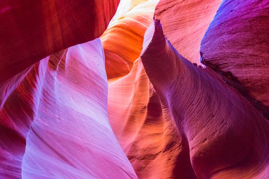 Antelope Canyon in the Navajo Reservation near Page, Arizona, USA