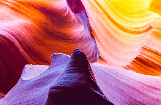 Antelope Canyon in the Navajo Reservation near Page, Arizona, USA