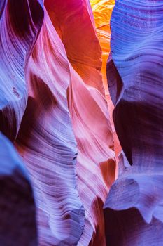 Antelope Canyon in the Navajo Reservation near Page, Arizona, USA