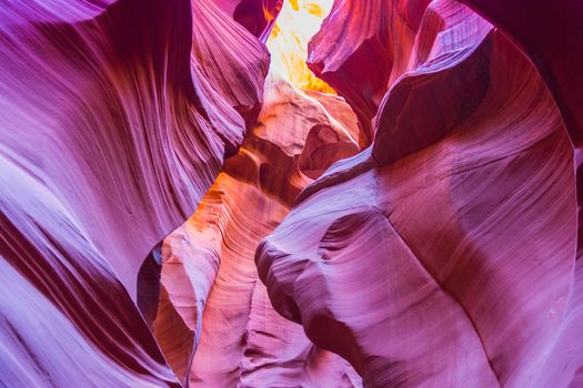 Antelope Canyon in the Navajo Reservation near Page, Arizona, USA