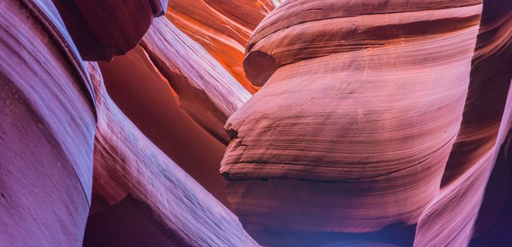 Antelope Canyon in the Navajo Reservation near Page, Arizona, USA