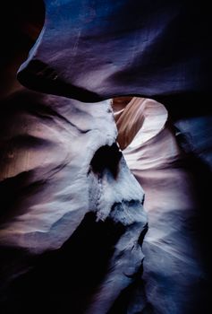 Antelope Canyon in the Navajo Reservation near Page, Arizona, USA