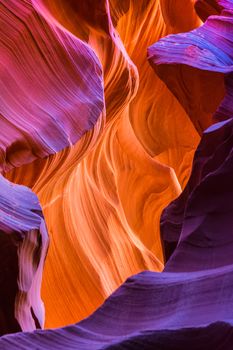 Antelope Canyon in the Navajo Reservation near Page, Arizona, USA