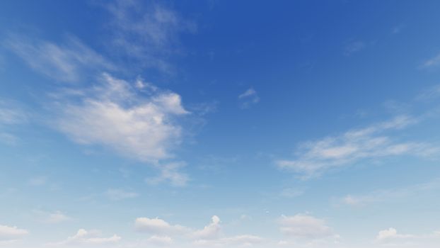Cloudy blue sky abstract background, blue sky background with tiny clouds, 3d rendering

