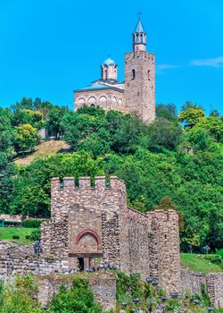 Veliko Tarnovo, Bulgaria – 07.25.2019. Main Entrance to the Tsarevets fortress in Veliko Tarnovo, Bulgaria, on a sunny summer day