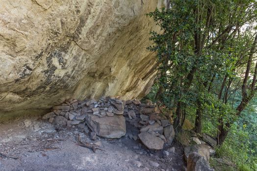 The Tugela Tunnel Cave above the Tugela Gorge in the Drakensberg