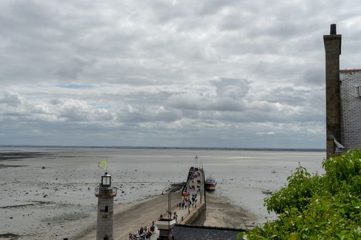 Travel for oysters in Cancale Britanny village on sea view tourism