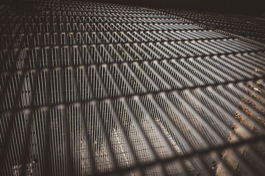 Steel fence around outdoor space in Happy Mount Park UK