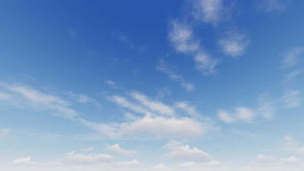 Cloudy blue sky abstract background, blue sky background with tiny clouds, 3d rendering

