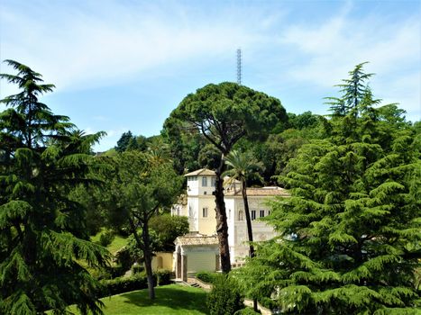 Beautiful house in the Gardens of Vatican City