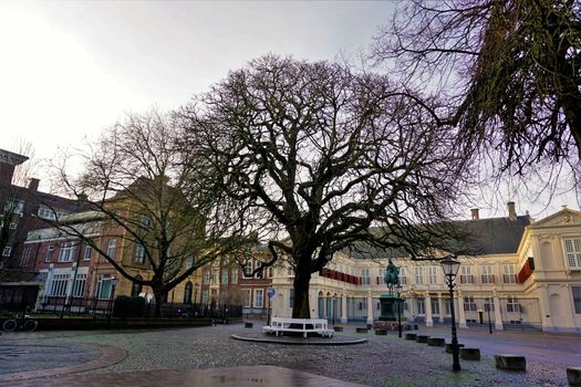 The royal palace in The Hague at winter time