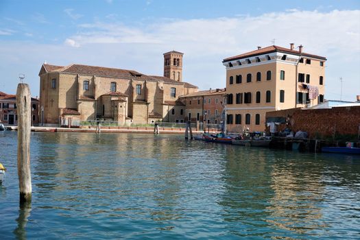 San Domenico church in beautiful Chioggia, Italy