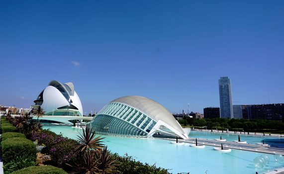 The City of Arts and Sciences in Valencia Spain