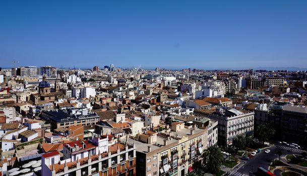 View over the city of Valencia, Spain
