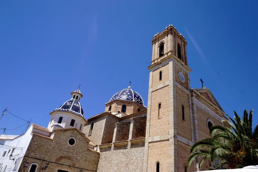 Beautiful church Our Lady of Solace in Altea, Spain