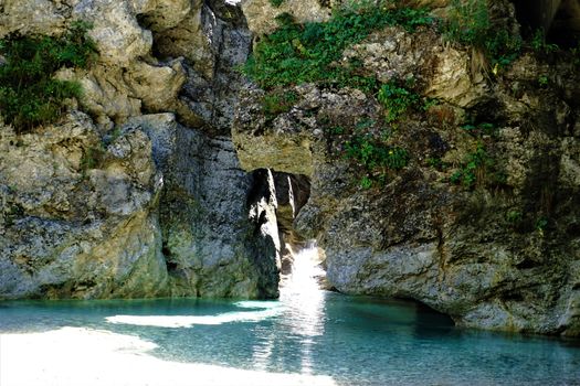 The Sava in Kranjska Gora, Slovenia looking tropical