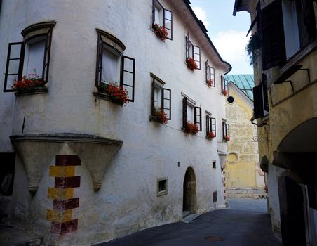 Very old house in Slovenian city Skofja Loka