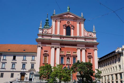 Franciscan Church of the Annunciation Ljubljana, Slovenia