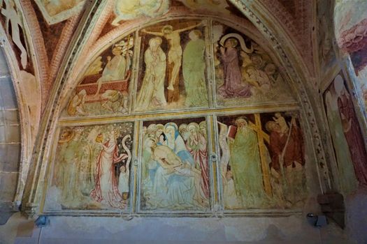 Fresco in the parish church of Ptujska Gora, Slovenia