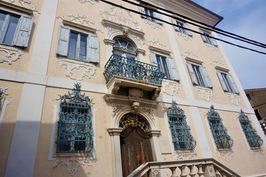 Beautiful art nouveau house in Izola, Slovenia