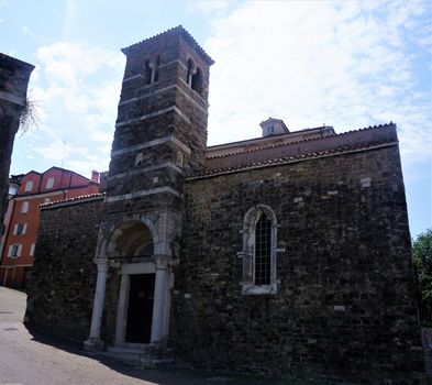 The beautiful church of St Silvester in Trieste, Italy