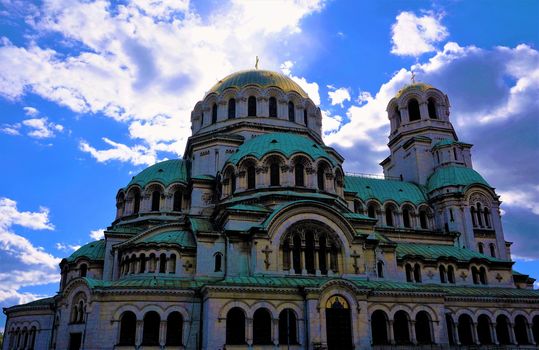 The Alexander Nevsky cathedral in Sofia, Bulgaria