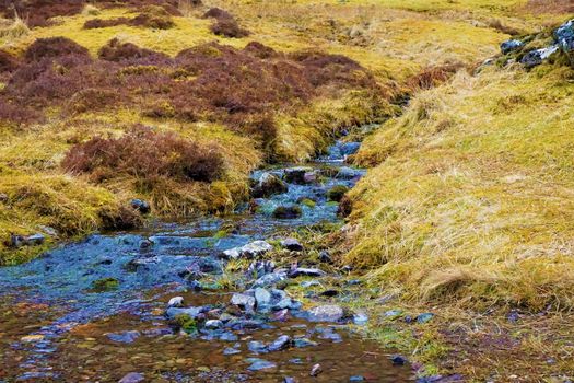 The beautiful Coe river in the Scottish Highlands