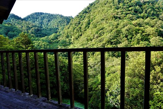 Beautiful view to the hills of Juan Castro Blanco National Park, Costa Rica