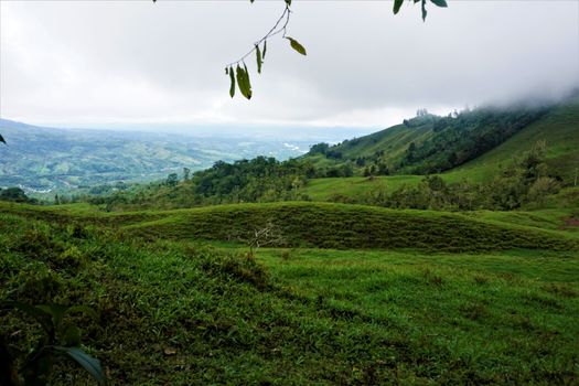 Hills near Las Quebradas Biological Center Perez Zeledon, Costa Rica