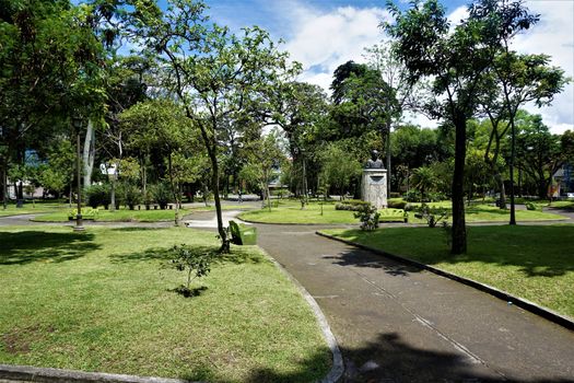 National Park in the city of San Jose, Costa Rica