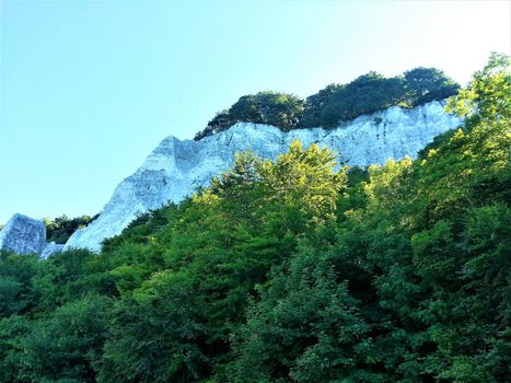 Chalfk Cliffs on the island of Ruegen, Germany