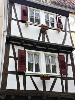 Beautiful half timbered house in Wissembourg, France