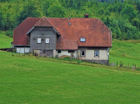 An old farm house spotted in the black forest