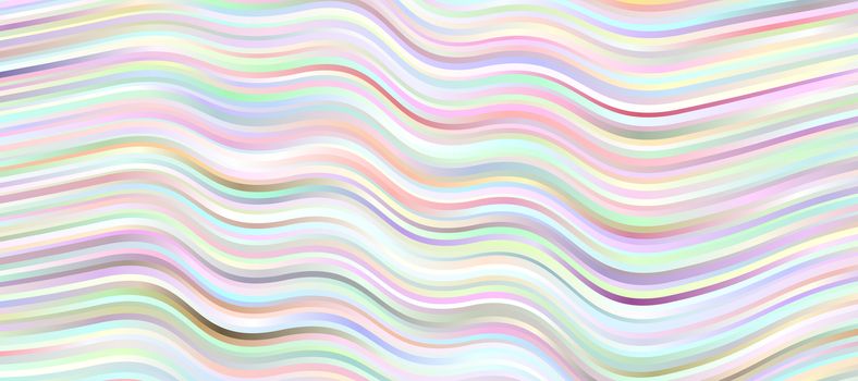 Abstract wavy lines background, gradient pastel color tones