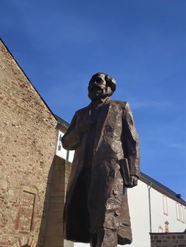 The Karl Marx Statue in the city center of Trier, Germany