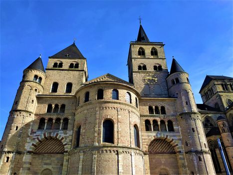 Front view of the cathedral of Trier, Germany