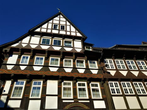 Half timbered house in the city of Einbeck, Germany