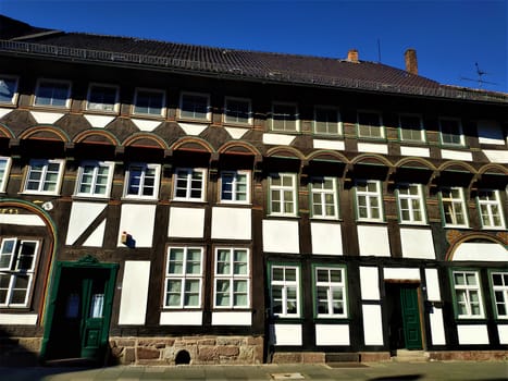 Ancient house in the city of Einbeck. Germany